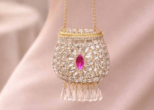 Mini kundan bag