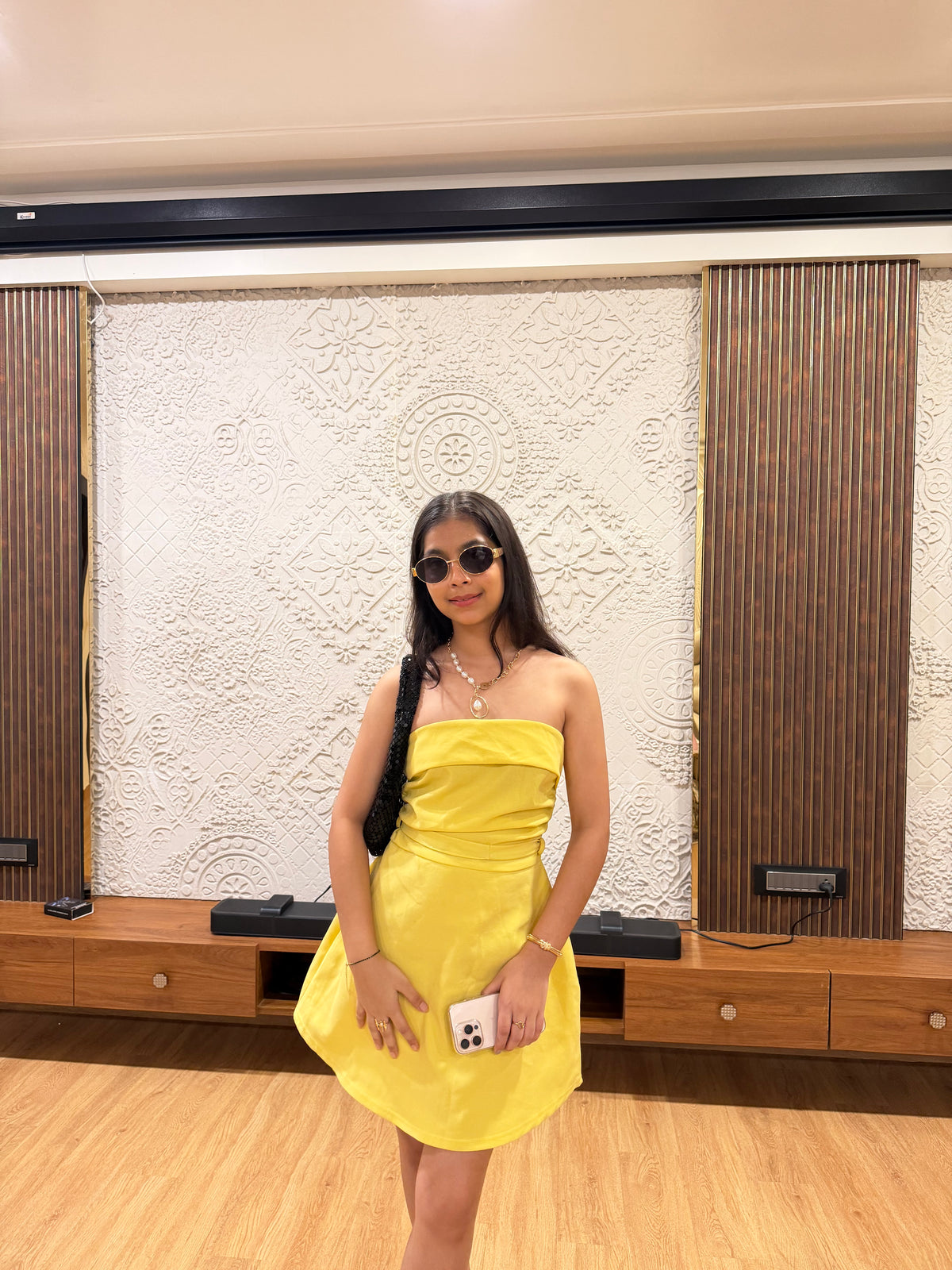Sunshine mini yellow dress