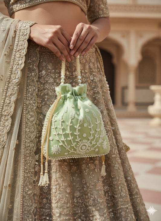 Pearl potli bag