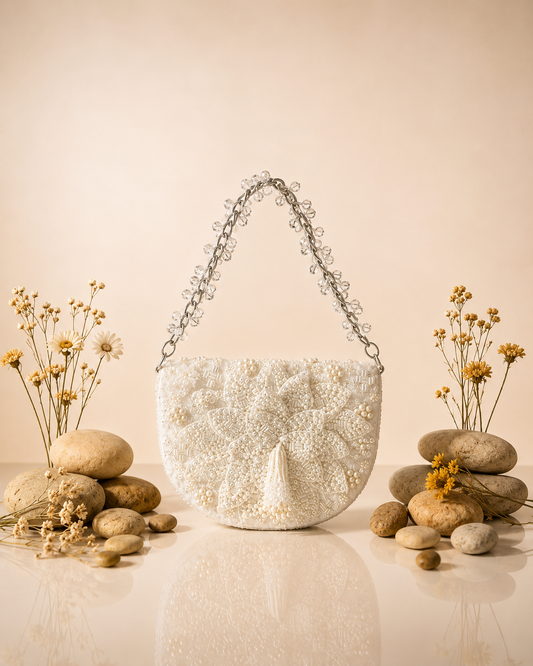 Pearl cascade bag