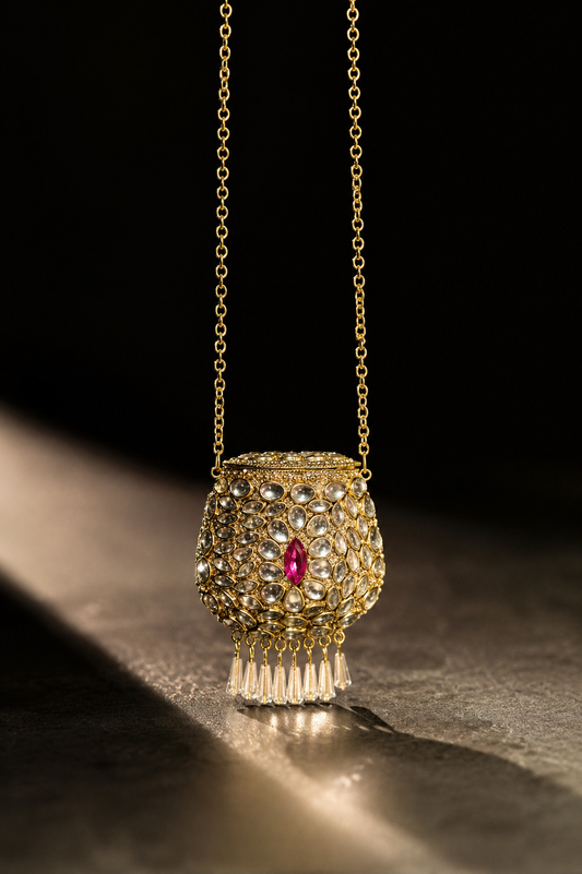 Mini kundan bag
