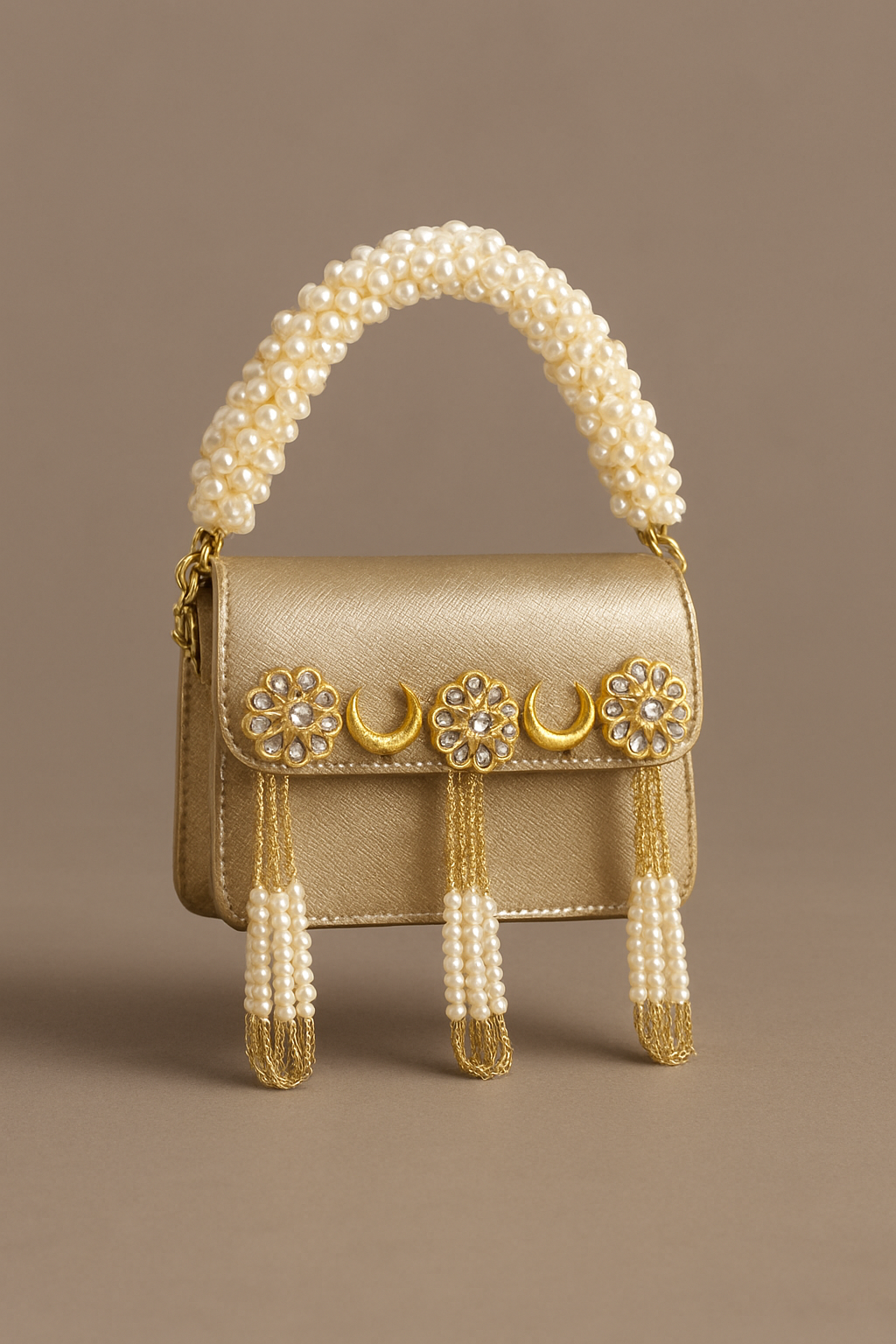 Mini Kundan clutch