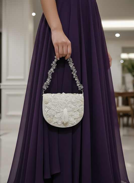 Pearl chain bag