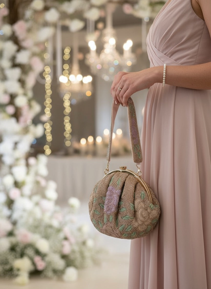 IVORY DRAPE BAG