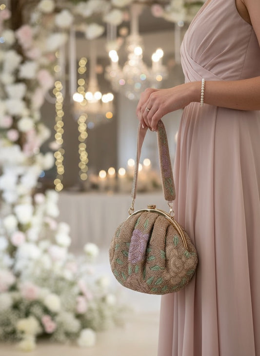IVORY DRAPE BAG
