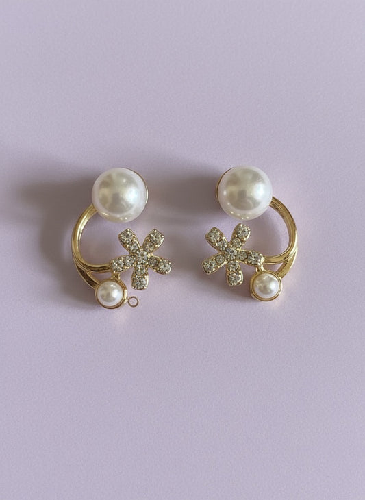 pearl stone earrings