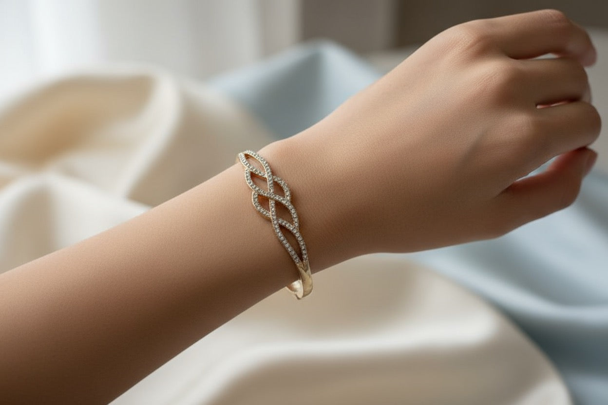 Aura Stone Thin Wrist Bracelet