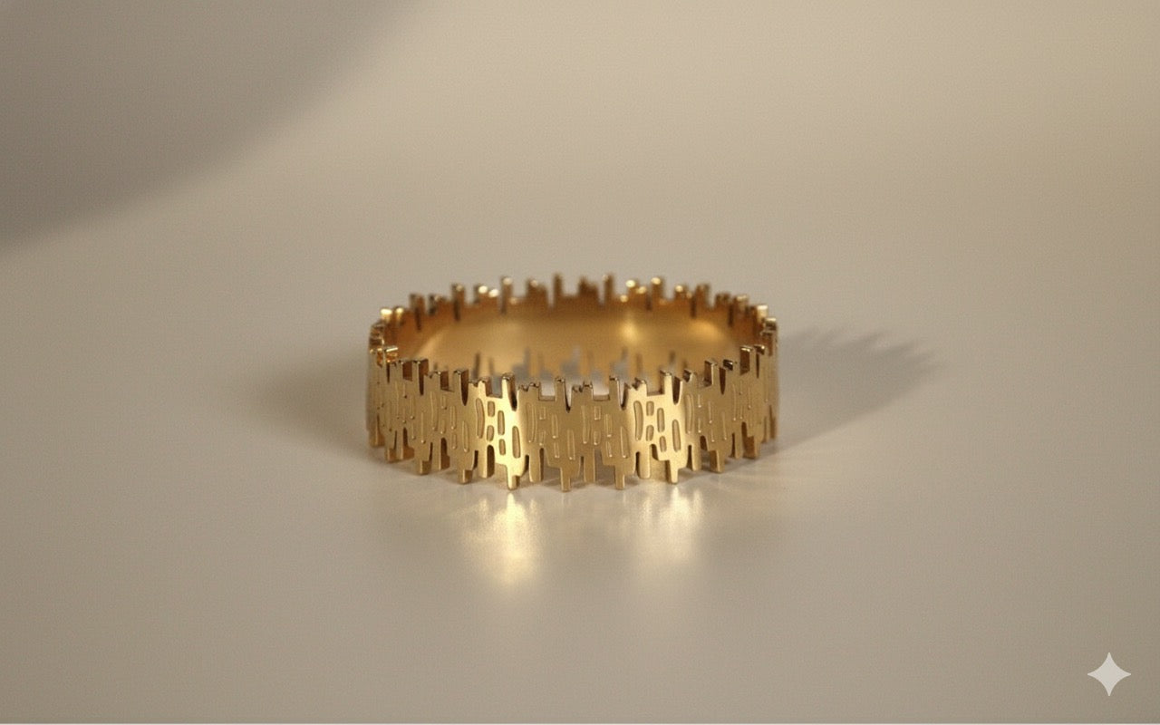 High low bracelet