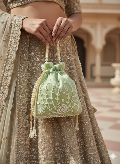 Pearl potli bag