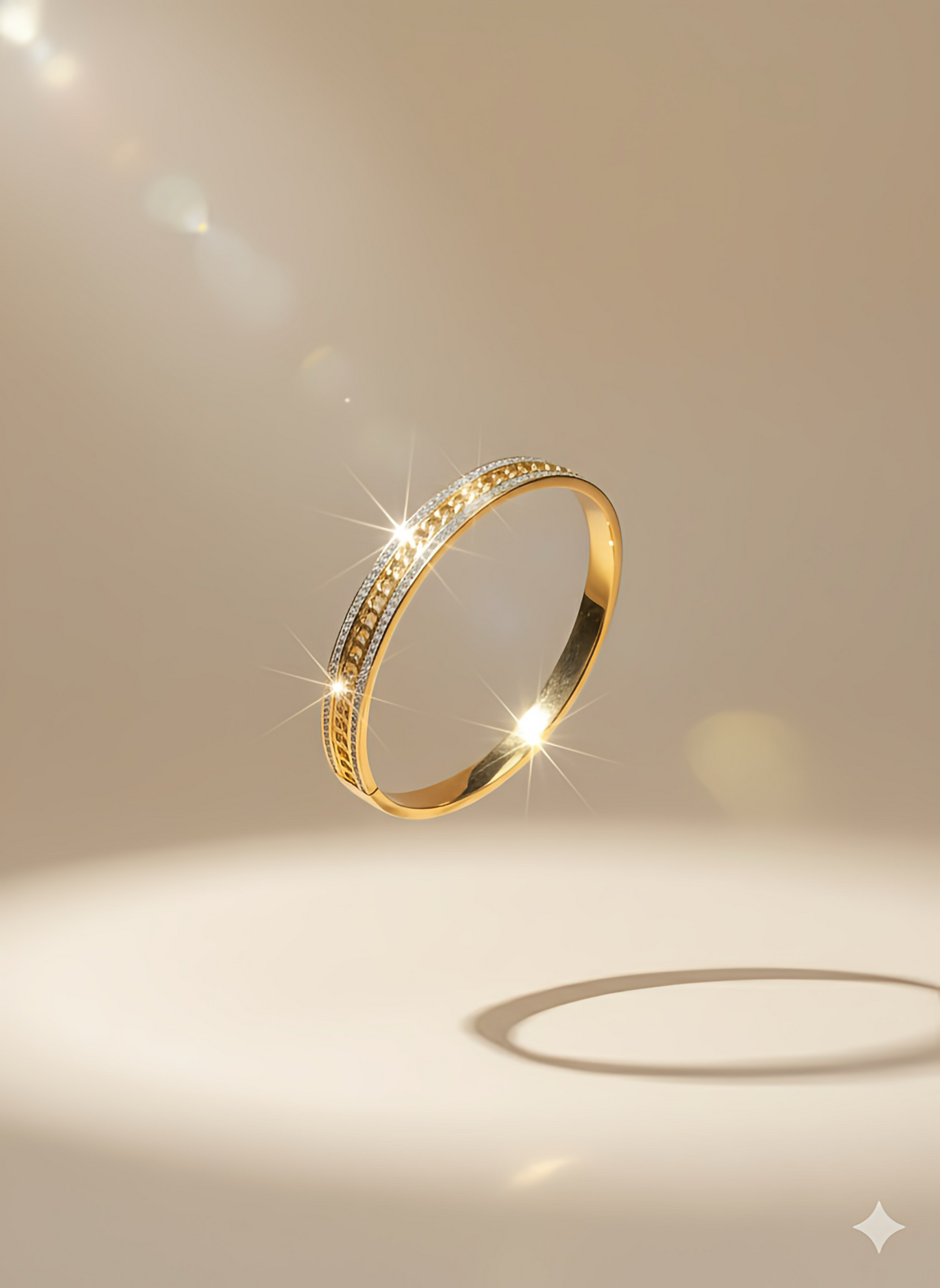 Double layer bracelet